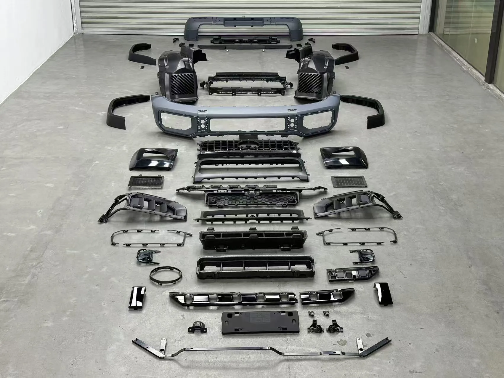 For 2019–2024 Mercedes-Benz G-Class (W464_W463A) Upgrade to 2026 W465 G63 AMG Body Kit