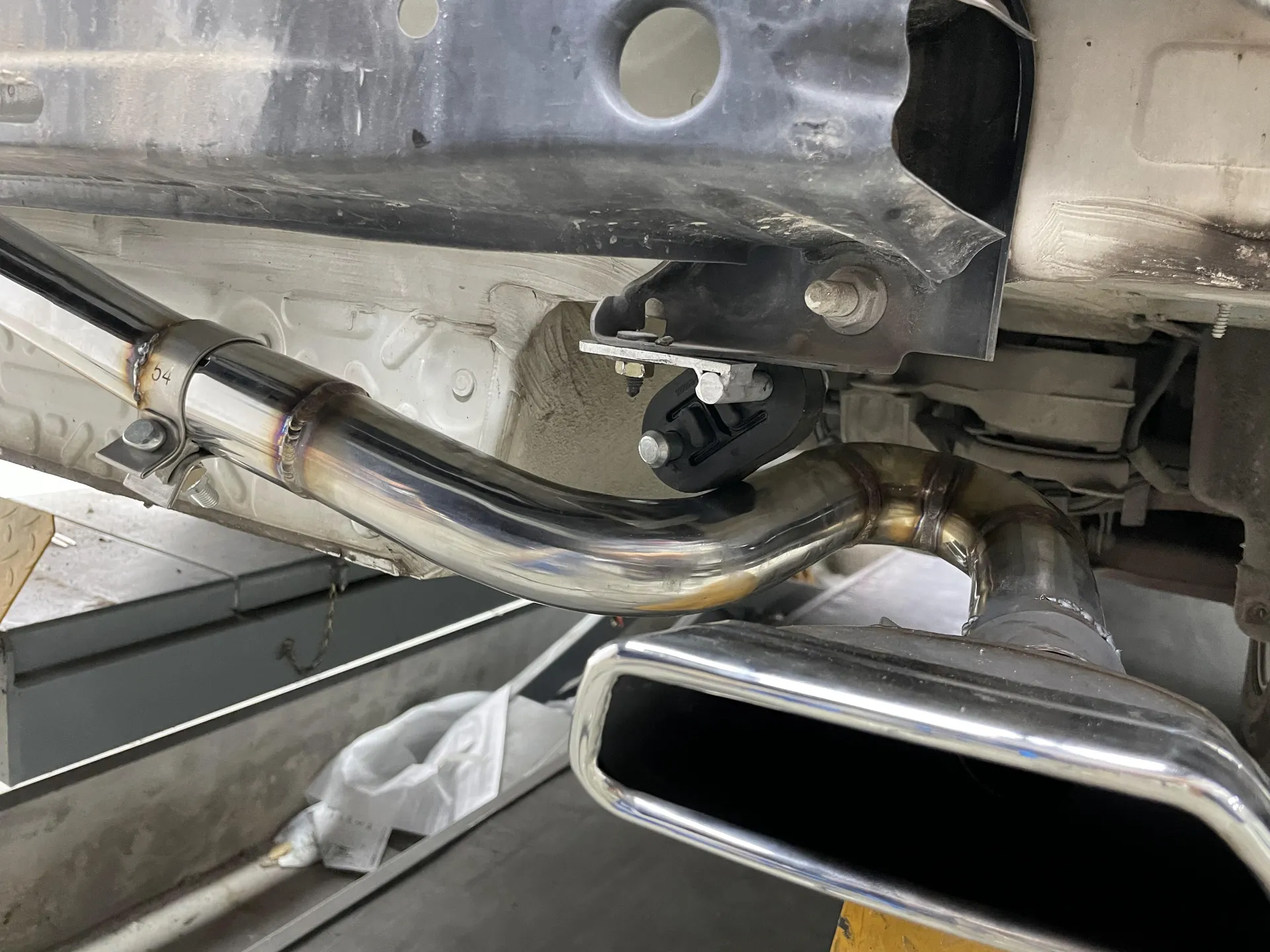 Exhaust tip welding demonstration