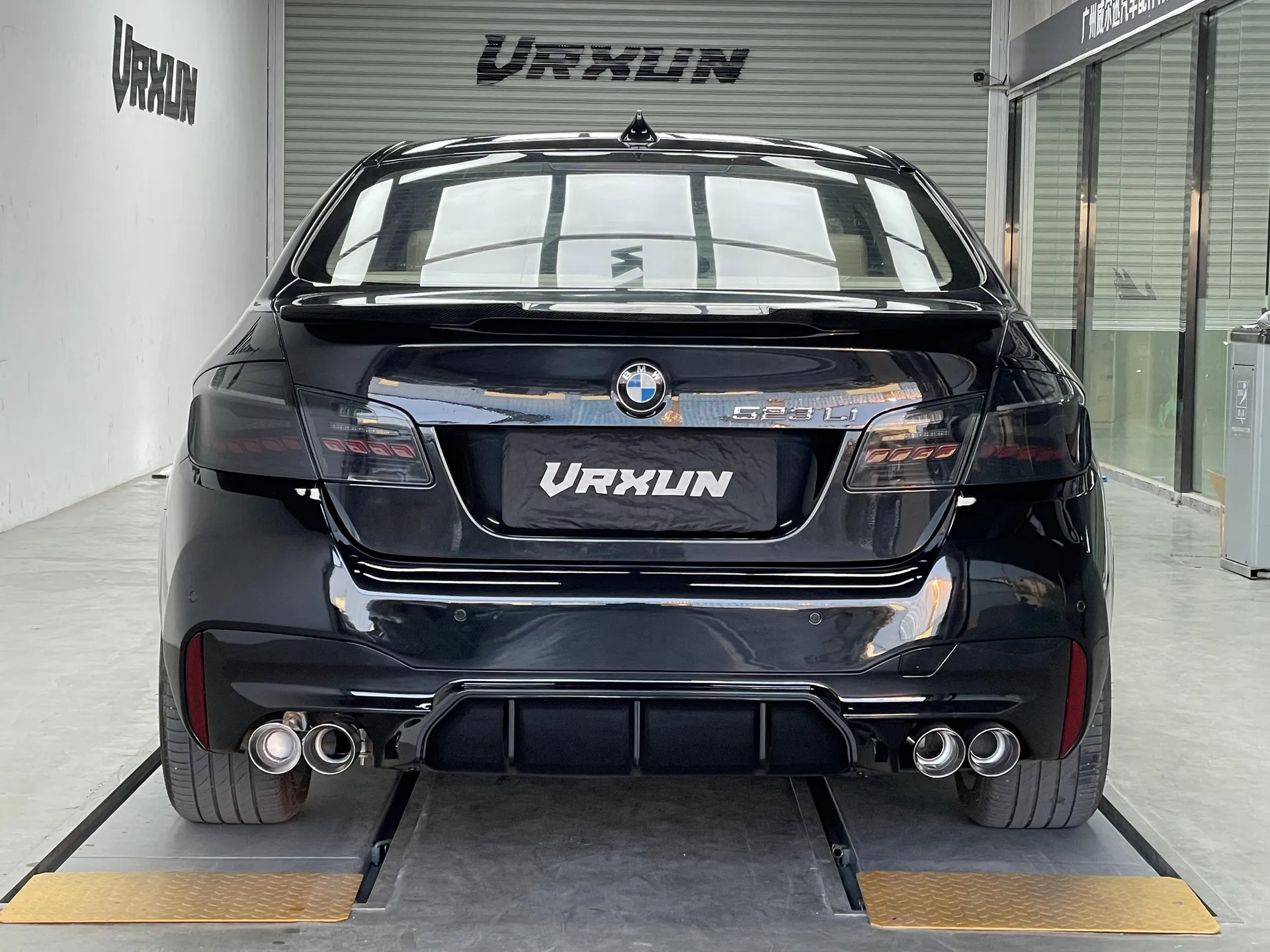 F18 to 2021 M5 silver exhaust tips