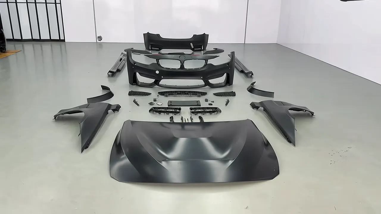 Fits 2013–2020 BMW 4 Series (F32/F33/F36) F82 M4 Style Widebody Body Kit