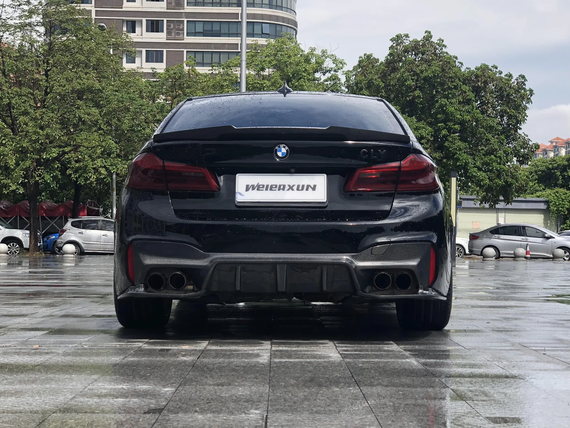 G30 M5 Carbon Fiber Rear Lip Installation Reference