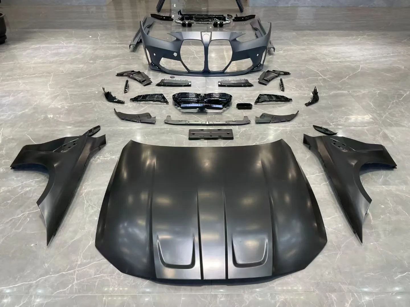 Compatible with 2021-2026 BMW 4 Series (G22/G23/G26) M4-Style Body Kit Conversion.
